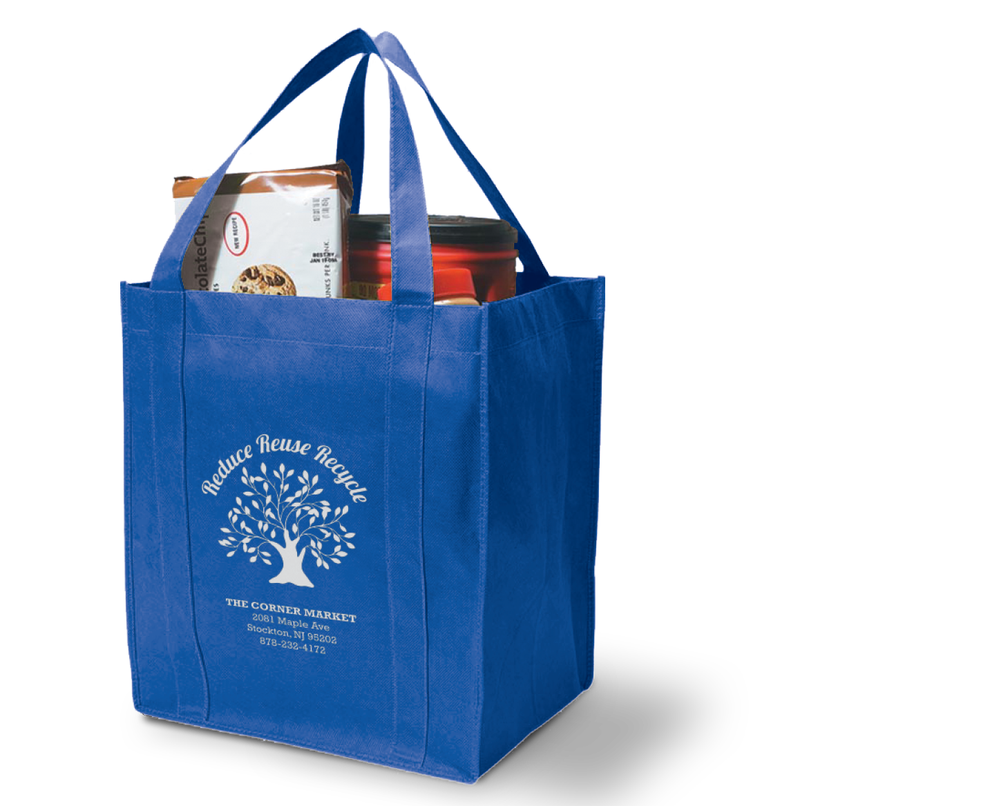 Non Woven Custom Shopper Tote Bag Bags & Totes © 2022 Myron Corp