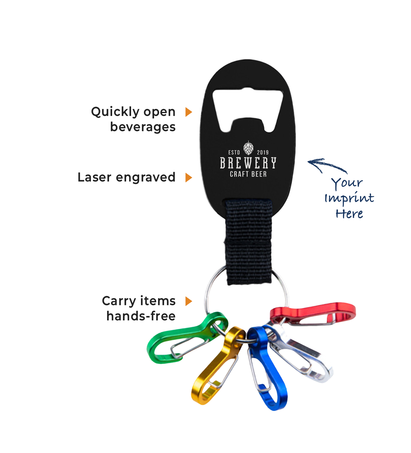 Multi Key Bottle Opener Key Ring Key Rings with Bottle Openers