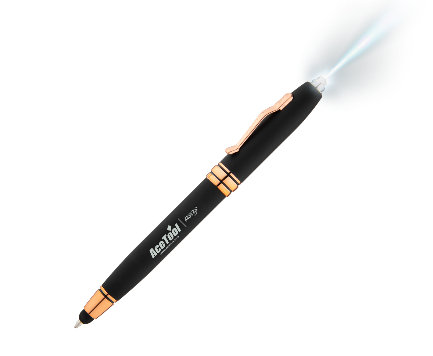 Royale Tech Soft Touch Triple Function Copper Pen LightUp Pens